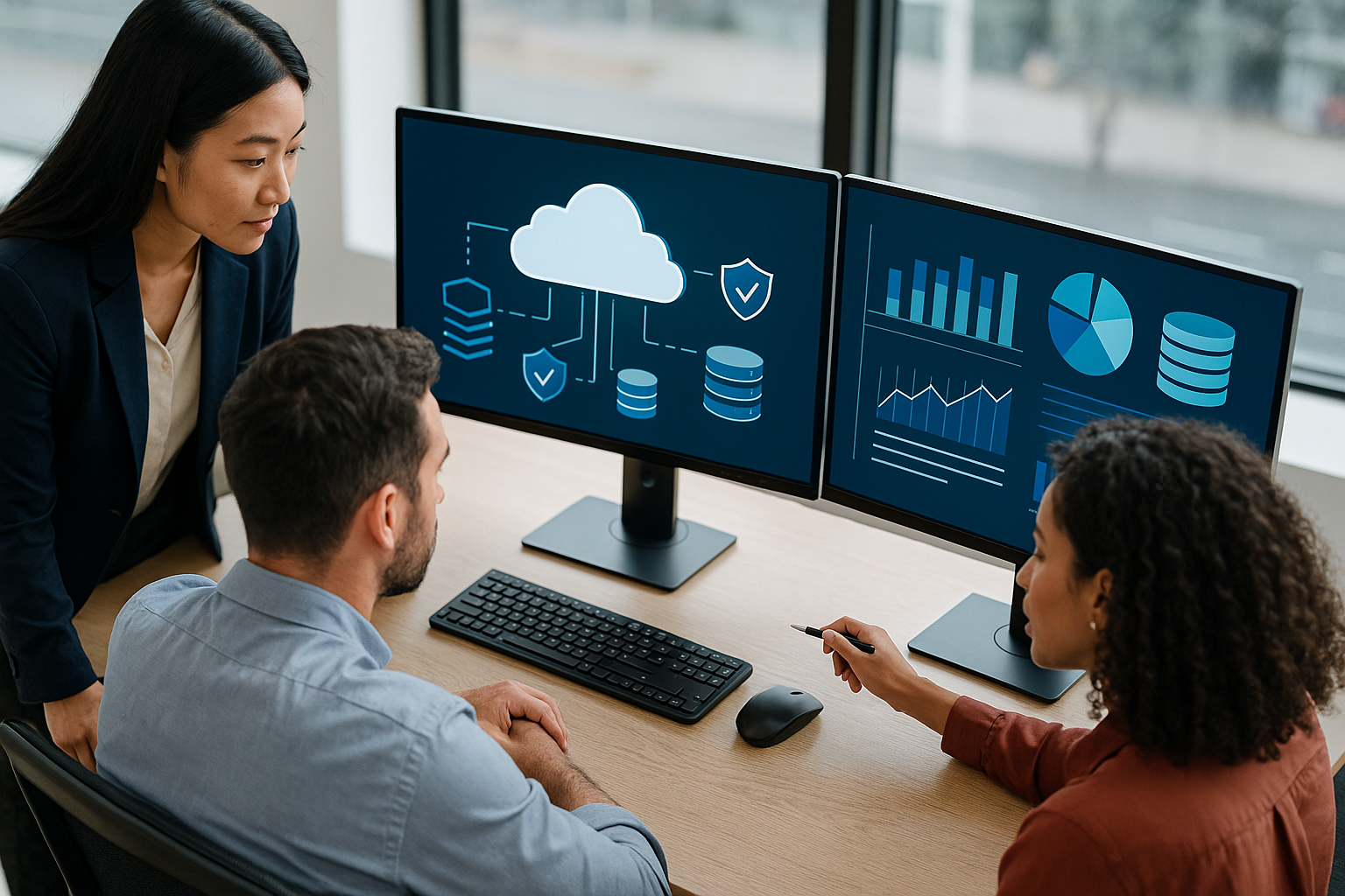 Abstract core banking architecture connected to cloud and containers (refactoring and cloud migration).