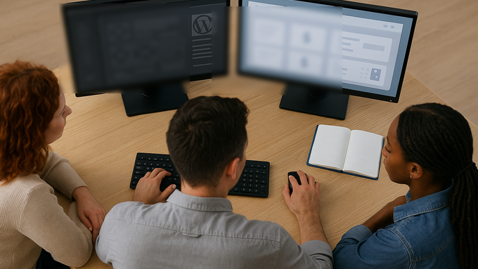 Editors migrating Tridion content into a custom WordPress/Divi CMS; pricing documents are interpreted by custom plugins and Divi modules powering the insurer’s pricing system.